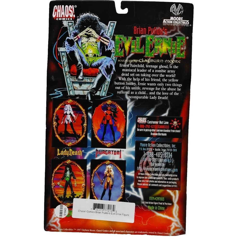 Evil Ernie 6" Action Figure Moore Comic Book Collectibles 1997 Brian Pulidos - Picture 4 of 4